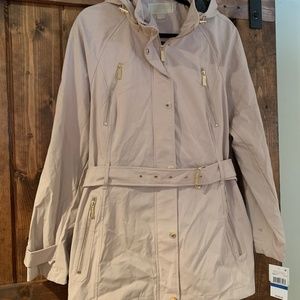 NWT Michael Kors blush coat size xl